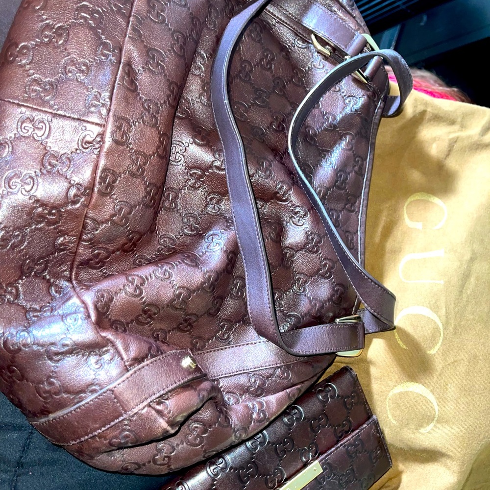 Vintage Gucci purse with wallet